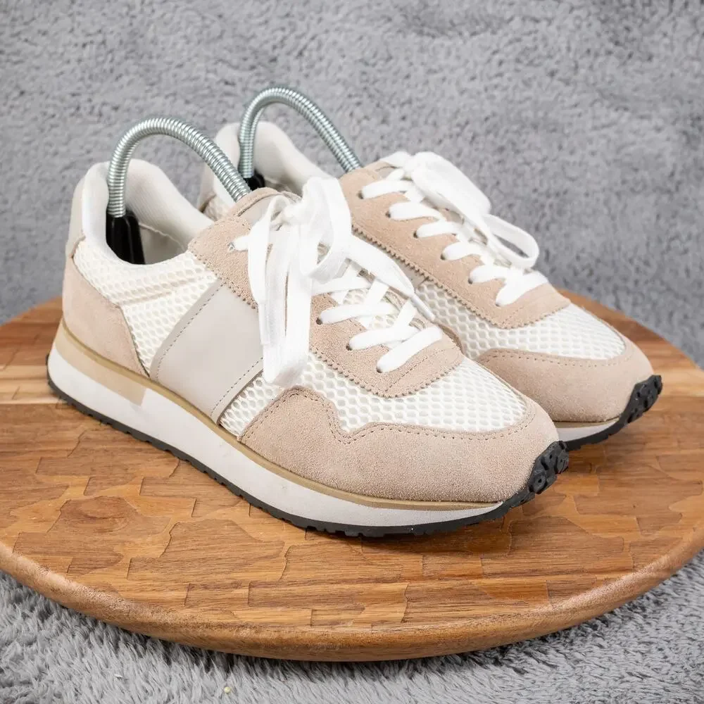 Greats Brooklyn McCarren Runner Sneakers Neutral Lace Up Sneakers US 9.5
